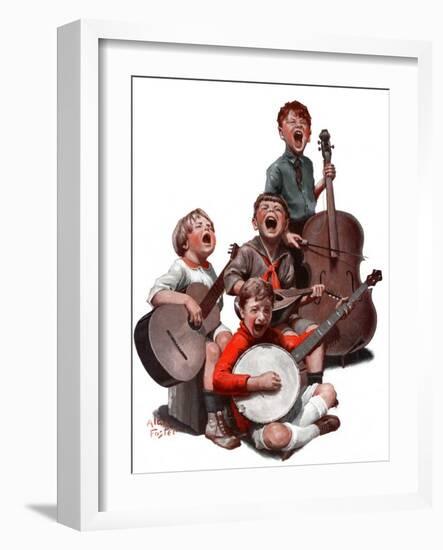 "String Quartet,"January 20, 1923-Alan Foster-Framed Giclee Print