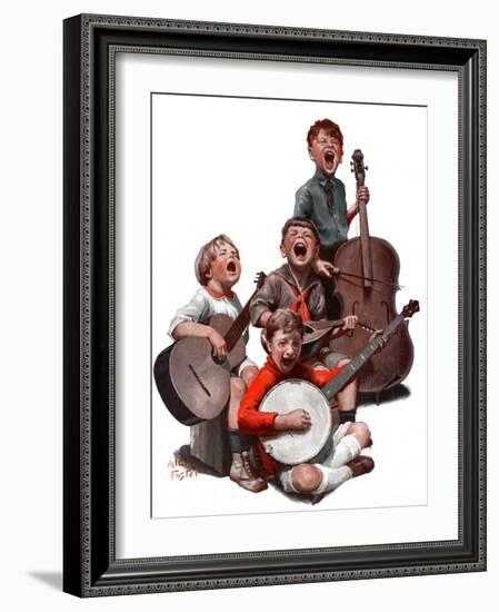 "String Quartet,"January 20, 1923-Alan Foster-Framed Giclee Print