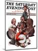 "String Quartet," Saturday Evening Post Cover, January 20, 1923-Alan Foster-Mounted Giclee Print