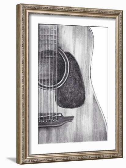 Stringed Instrument Study III-Ethan Harper-Framed Art Print