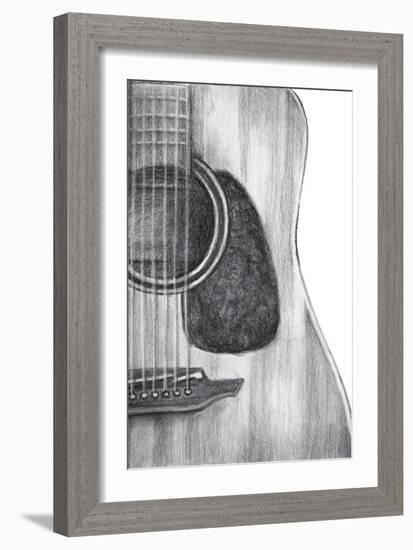 Stringed Instrument Study III-Ethan Harper-Framed Art Print