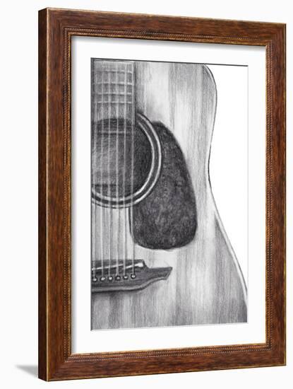 Stringed Instrument Study III-Ethan Harper-Framed Art Print