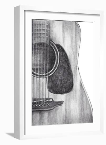 Stringed Instrument Study III-Ethan Harper-Framed Art Print