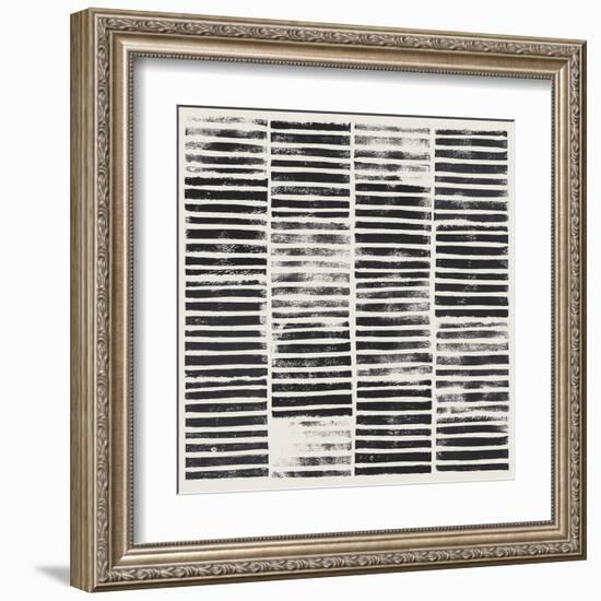 Stripe Block Prints I-Grace Popp-Framed Art Print