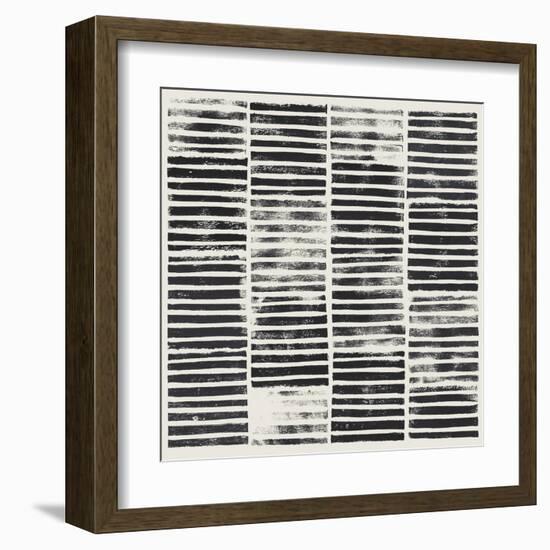 Stripe Block Prints I-Grace Popp-Framed Art Print