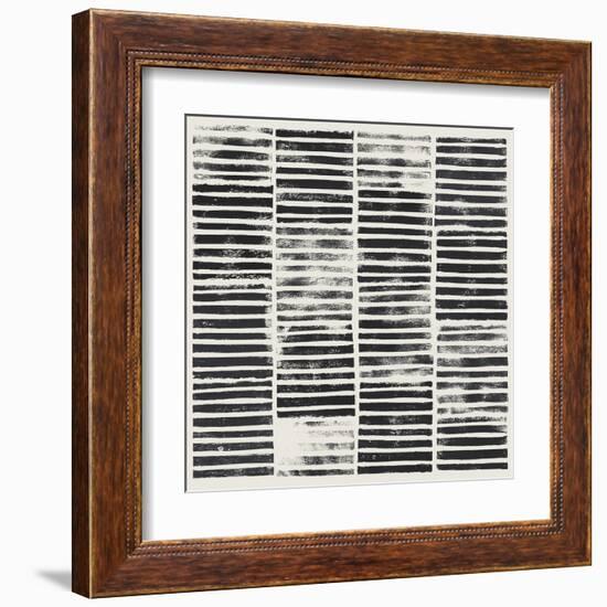 Stripe Block Prints I-Grace Popp-Framed Art Print