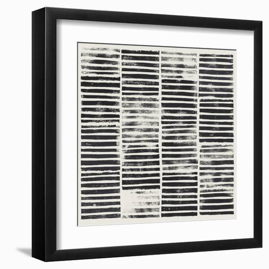 Stripe Block Prints I-Grace Popp-Framed Art Print