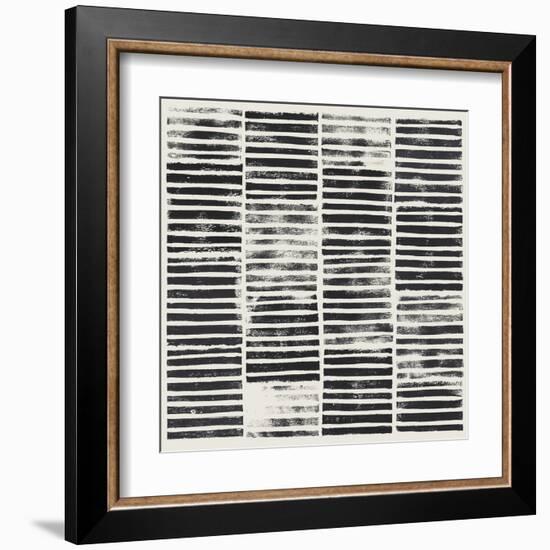 Stripe Block Prints I-Grace Popp-Framed Art Print