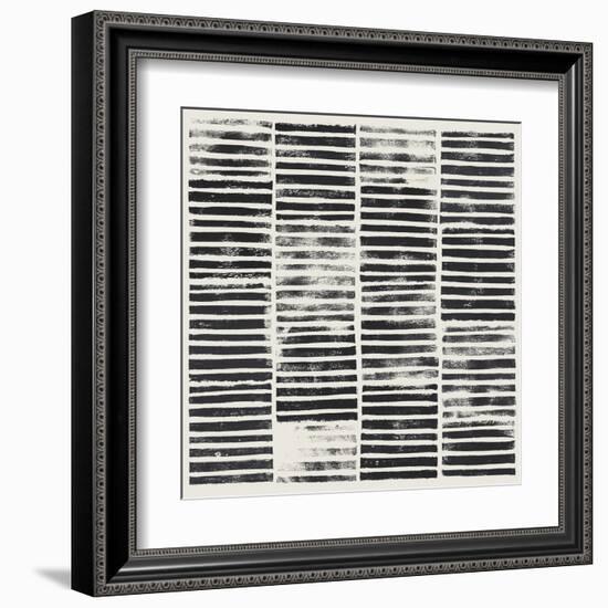 Stripe Block Prints I-Grace Popp-Framed Art Print