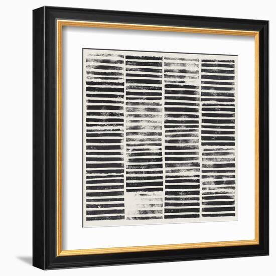 Stripe Block Prints I-Grace Popp-Framed Art Print