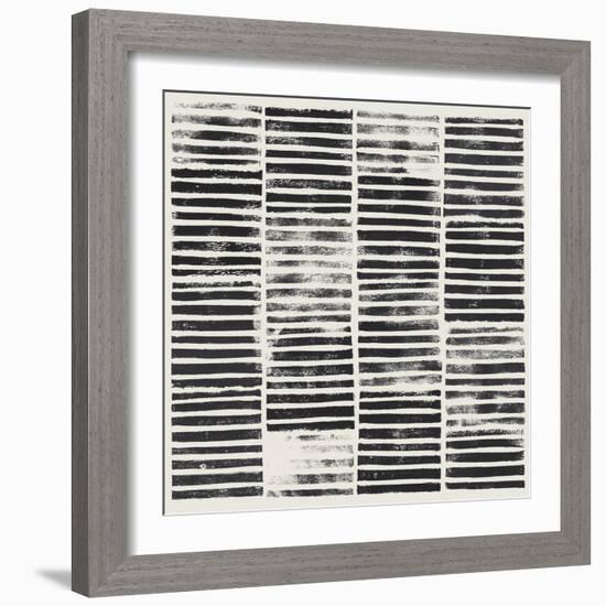 Stripe Block Prints I-Grace Popp-Framed Art Print