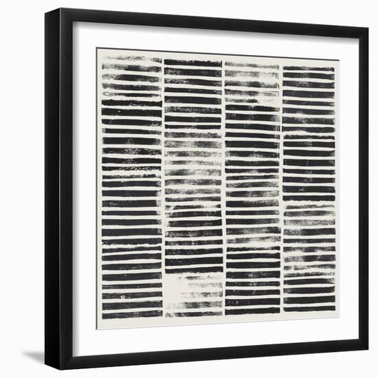 Stripe Block Prints I-Grace Popp-Framed Art Print