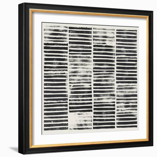 Stripe Block Prints I-Grace Popp-Framed Art Print