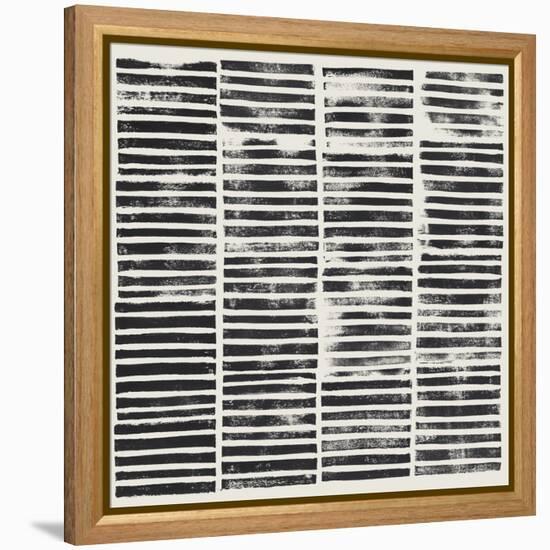 Stripe Block Prints II-Grace Popp-Framed Stretched Canvas