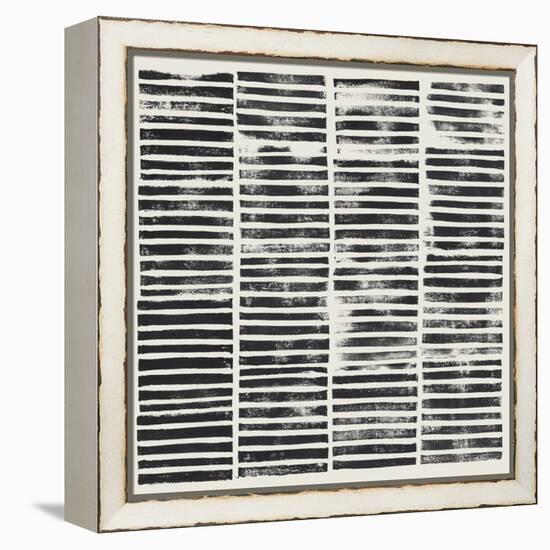 Stripe Block Prints II-Grace Popp-Framed Stretched Canvas