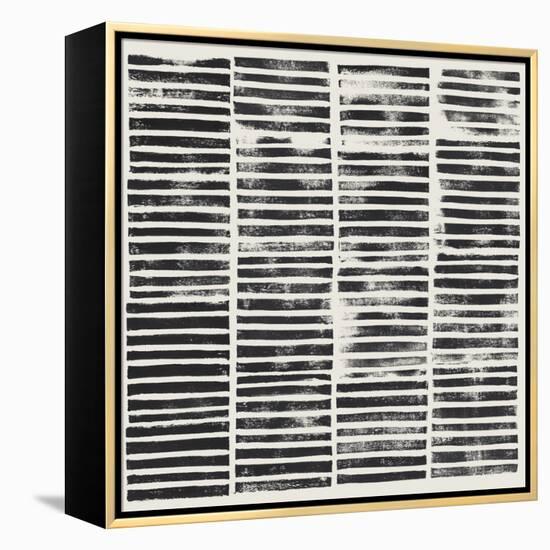 Stripe Block Prints II-Grace Popp-Framed Stretched Canvas