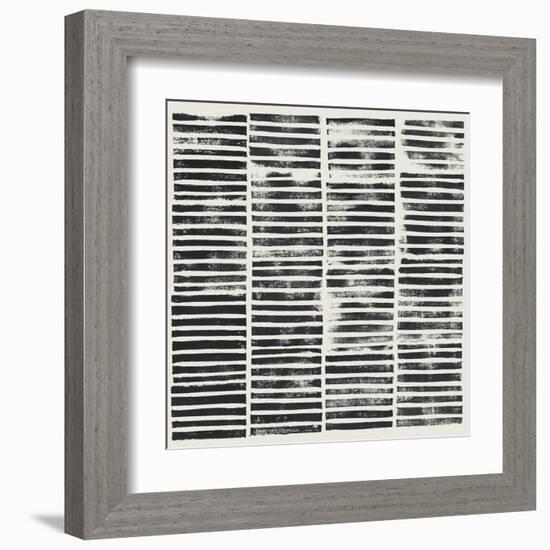 Stripe Block Prints II-Grace Popp-Framed Art Print