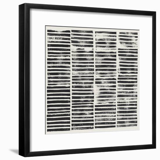 Stripe Block Prints II-Grace Popp-Framed Art Print