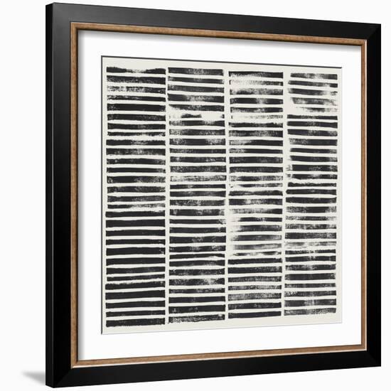 Stripe Block Prints II-Grace Popp-Framed Art Print