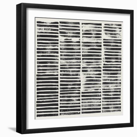 Stripe Block Prints II-Grace Popp-Framed Art Print