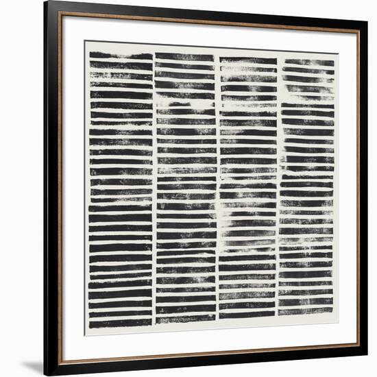 Stripe Block Prints II-Grace Popp-Framed Premium Giclee Print