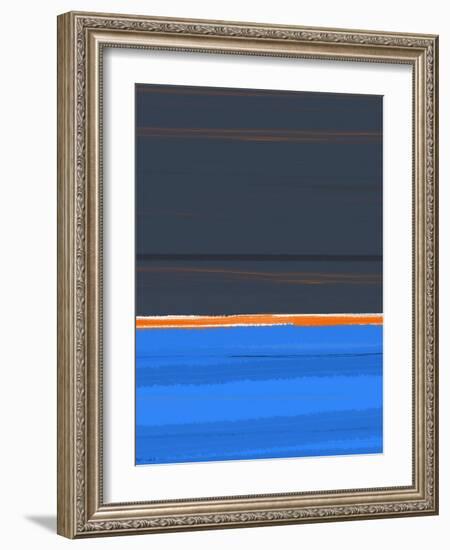 Stripe Orange-NaxArt-Framed Art Print