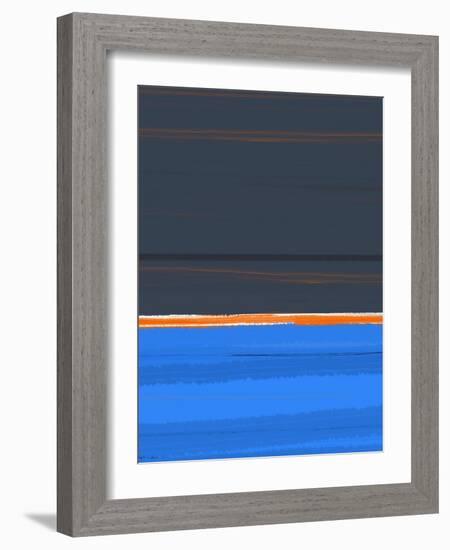 Stripe Orange-NaxArt-Framed Art Print