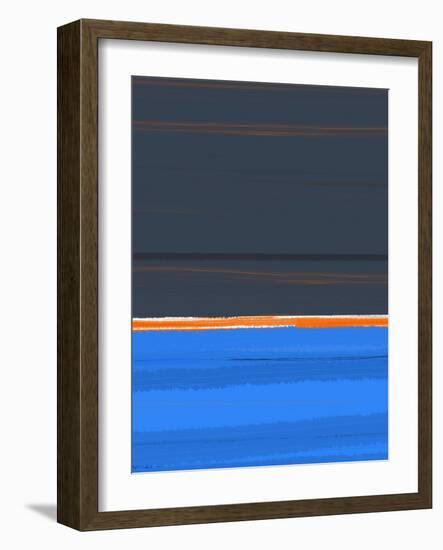 Stripe Orange-NaxArt-Framed Art Print