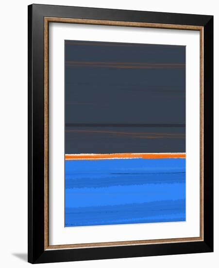 Stripe Orange-NaxArt-Framed Art Print