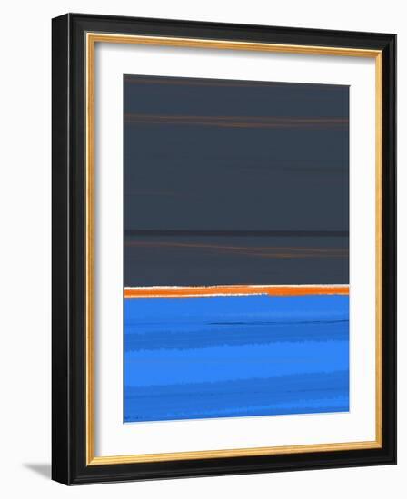 Stripe Orange-NaxArt-Framed Art Print