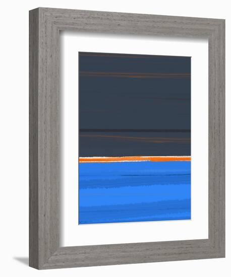 Stripe Orange-NaxArt-Framed Art Print