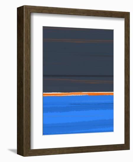 Stripe Orange-NaxArt-Framed Art Print