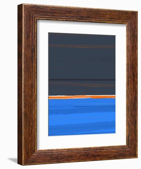 Stripe Orange-NaxArt-Framed Art Print