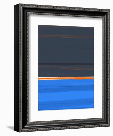 Stripe Orange-NaxArt-Framed Art Print