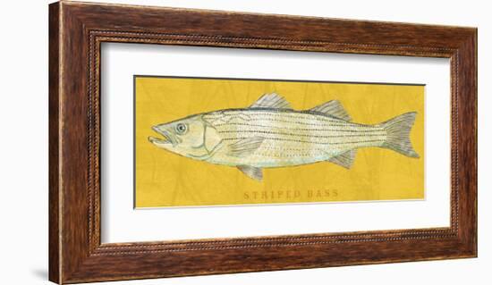 Striped Bass-John Golden-Framed Art Print