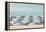 Striped Beach Umbrellas-Grace Digital Art Co-Framed Premier Image Canvas