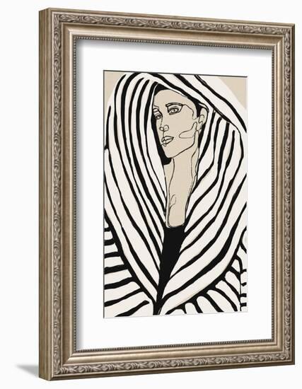 Striped Coat-Treechild-Framed Photographic Print