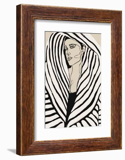 Striped Coat-Treechild-Framed Photographic Print