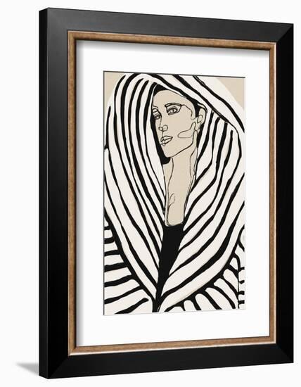 Striped Coat-Treechild-Framed Photographic Print