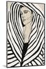 Striped Coat-Treechild-Mounted Photographic Print