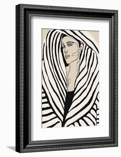 Striped Coat-Treechild-Framed Photographic Print