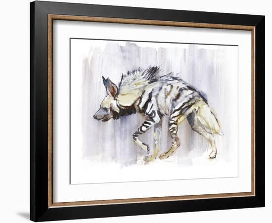 Striped Hyaena, 2010-Mark Adlington-Framed Giclee Print