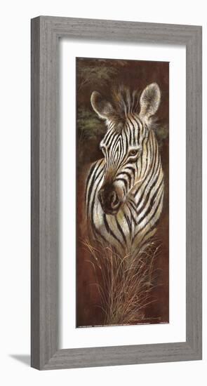 Striped Innocence-Ruane Manning-Framed Art Print