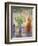 Striped Jug with Spring Flowers, 1992-Timothy Easton-Framed Giclee Print