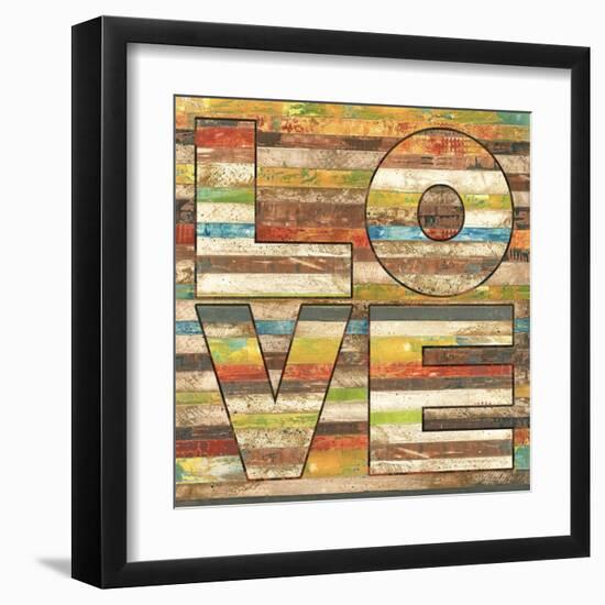 Striped Love-Melissa Pluch-Framed Art Print