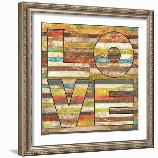 Striped Love-Melissa Pluch-Framed Art Print