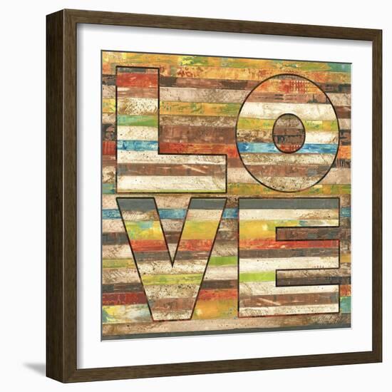 Striped Love-Melissa Pluch-Framed Art Print