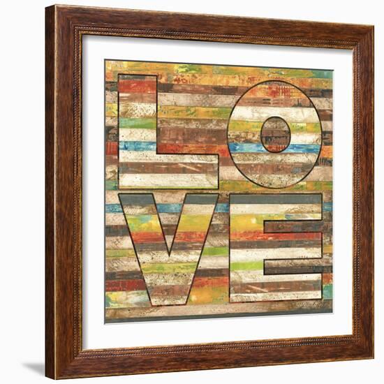 Striped Love-Melissa Pluch-Framed Art Print