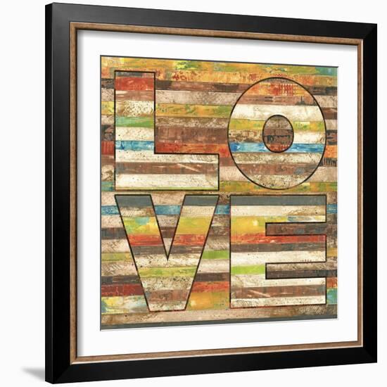 Striped Love-Melissa Pluch-Framed Art Print