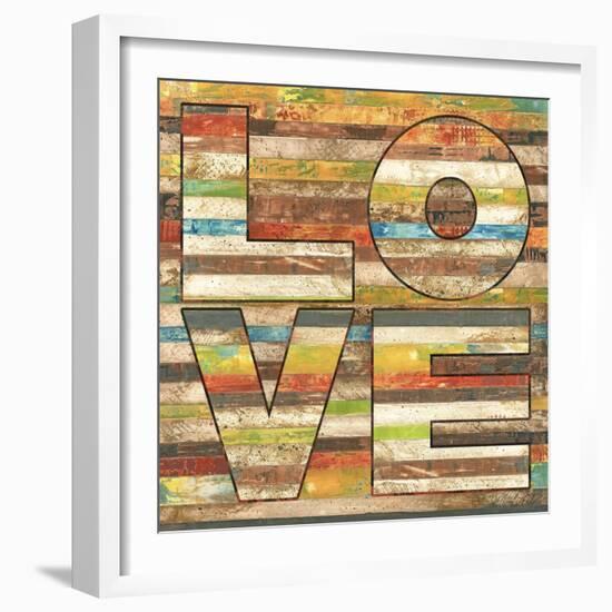 Striped Love-Melissa Pluch-Framed Art Print